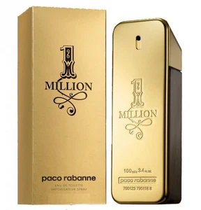 Paco Rabanne 1 Million Eau De Toilette 3.4oz 100ml EDT Men Spray Cologne New - Picture 1 of 3