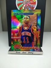 1993-94 Topps Finest Refractor #87 Isiah Thomas