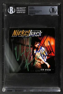Giacca CD Nickelback 'The State' band originale firmata BECKETT (Grad Collection) - Foto 1 di 3