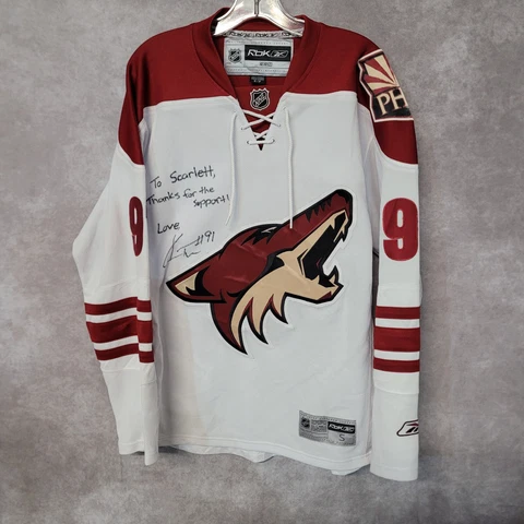 Autographed Reebok CCM NHL Phoenix Coyotes KYLE TURRIS 91 Jersey Mens S Cover