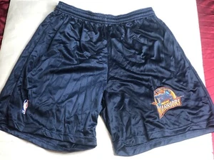 Vintage 1990s Warriors NBA NOS DON ALLESON Mens Medium Nylon Mesh Shorts New - Picture 1 of 5