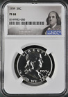 1959 Proof Franklin Half Dollar - NGC PF 68 Benjamin Franklin Label FR