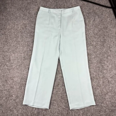 Yansi Fugel Womens Pants 12 Blue Capri Flat Front EUC - Image 1 of 4
