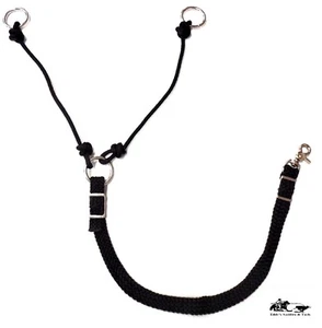 Training Fork Black Nylon Heavy Duty Handmade New Eddy's Tack - Picture 1 of 2