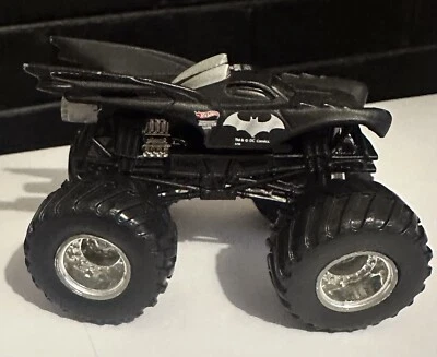 Hot Wheels Monster Jam Bat Mobile 2 Time Champion Monster Truck DieCast 1:64 Toy - Image 1 of 4