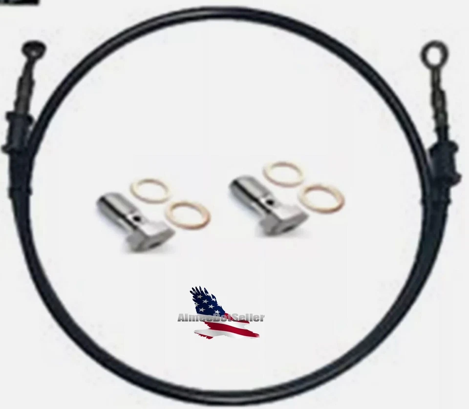 Manguera de línea de freno delantero para Yamaha YZ125 YZ250F YZ450 YZ426F WR250F WR450F WR426F Foto 1 de 1