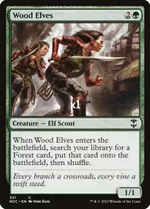 MTG Commander: Streets of New Capenna NCC Wood Elves MINT - Picture 1 of 1
