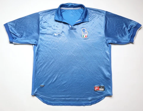 ITALY 1997/1998 HOME FOOTBALL SHIRT SOCCER JERSEY MAGLIA CAMISETA NIKE MEN’S L Cover