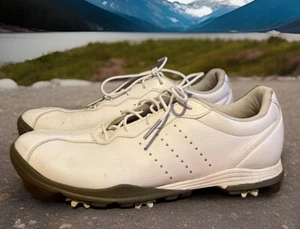 NR MINT Adidas WOMENS 9 ADIPURE Golf Shoe White Leather - Picture 1 of 7
