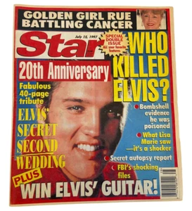 Star Magazine July 1997 20th Anniversary "Who Killed Elvis?" Double Issue Gossip - Picture 1 of 8