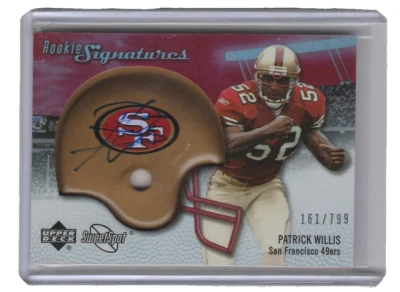 2007 Upper Deck Sweet Spot Rookie Auto Patrick Willis 161/799 - Image 1 of 2