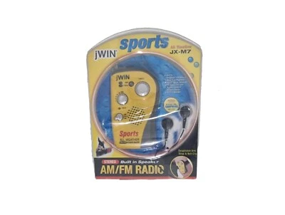 JWIN Deportes Todo Clima JX-M7 AM FM Radio Resistente al Agua Correr Deportista NUEVO Foto 1 de 2