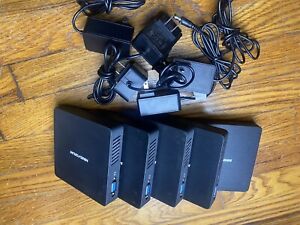 Lot of (5) - Minis Forum Z83-F Micro PC Tested And Working w/ (5) AC Adapters