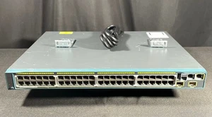 Cisco WS-C2960S-48LPD-L 48 Ports PoE + Gigabit-Switch mit STACK - Versand am selben Tag - Bild 1 von 5