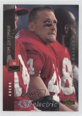 1994 Upper Deck Electric Silver Tom Rathman #85 - Image 1 of 2