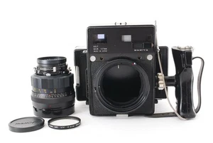[ Exc +5] Mamiya Press Film Camera + sekor P 127mm f4.7Lens Pola Back from JAPAN - Picture 1 of 12
