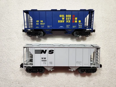 Weaver Lot of 2 O Scale PS-2 Covered Hoppers Golden West Servce Norfolk Southern - Image 1 of 4