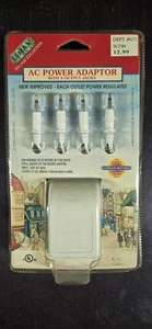 Lemax Village Collection A/C Power Adaptor With 4 Outlet Jacks New Unopened - Picture 1 of 3