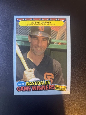 1987 Fleer Limited Edition Baseball's Game Winners - Steve Garvey #16 - Image 1 of 2