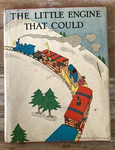 Vintage HCDJ book Watty Piper Little Engine That Could Platt & Munk 1930 Lenski - Imagen 1 de 12