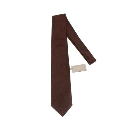 Tom Ford NWT Neck Tie in Brown/Black Melange 100% Silk Made in Italy - Image 1 of 4