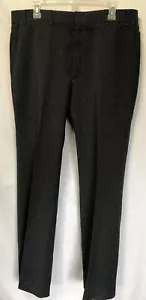 Vintage LEVI'S PANATELA Wide Leg Slacks Dark Gray Pants Sz 36x34 - Picture 1 of 9