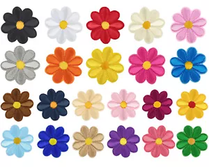 23 colori 4 cm toppa fiore margherita ferro/applique da cucire per decorazione borsa fai da te - Foto 1 di 35