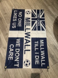 Millwall Fc Flag 5ft by 3ft - Millwall Football Club Flag Large Brand New - Picture 1 of 6