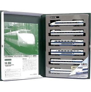 Kato 10-354 Series 100 Shinkansen Bullet Train Grand Hikari 6 Cars Set - N - Foto 1 di 5