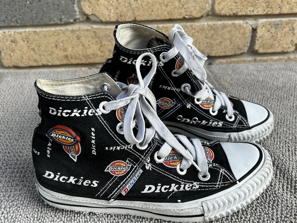 Zapatillas Dickies Unisex Mujer Negro Blanco CD 6630 Talla 5 Lona Superior E049141D Foto 1 de 4