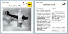 Liore-et-Olivier LeO 214  - Transport - Warplanes Collectors Club Card