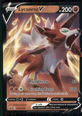SWSH: Sword & Shield Promo Cards #SWSH199 Lycanroc V - Image 1 of 2