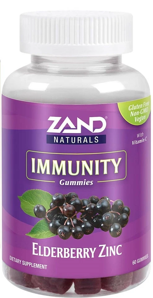 Gomitas de zinc Zand Elderberry - 60 gomitas Foto 1 de 1