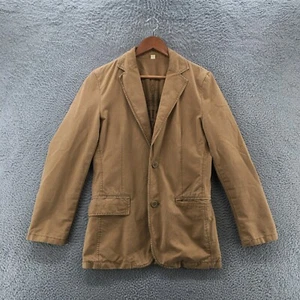 Mossimo Blazer Jacket Womens Small Beige Long Sleeve Button Front Pocket Casual - Picture 1 of 12