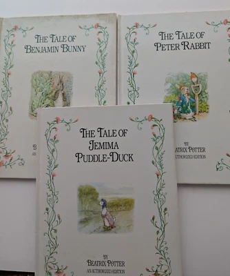 LOT OF 3 Potter Books The Tale of Peter Rabbit, Duck & Bunny Hardcover Foto 1 de 4