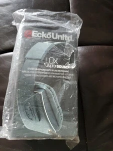 Ecko Lux Over-The-Ear Headphones with Microphone (ECKO-UNLIMITED EKU-LUX-BK) - Picture 1 of 5