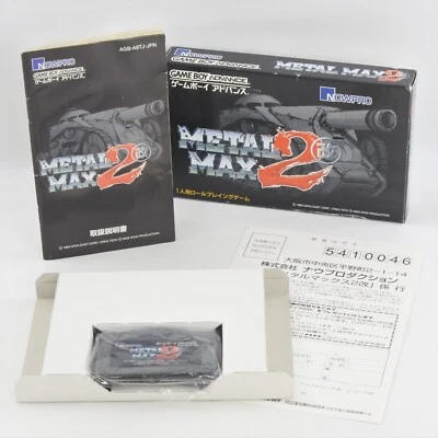 METAL MAX 2 KAI Bug Fixed Late Edition 22A Gameboy Advance Nintendo 2621 gba - Image 1 of 4