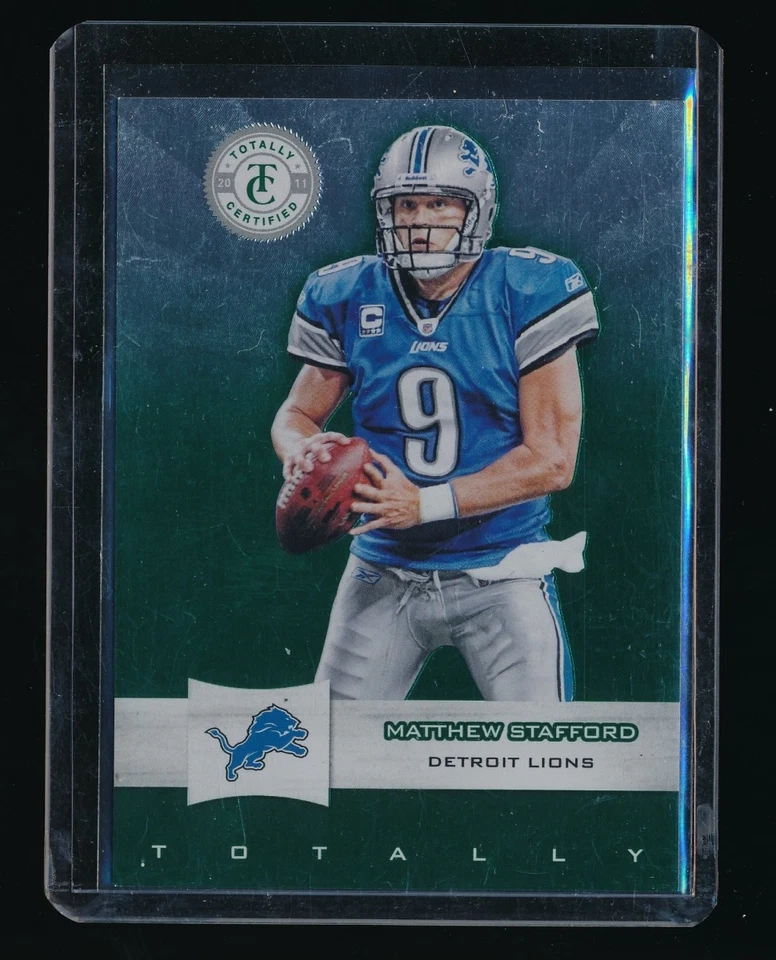MATTHEW STAFFORD 2011 TOTALLY CERTIFIED GREEN #69 1/5 DETROIT LIONS - Image 1 of 1