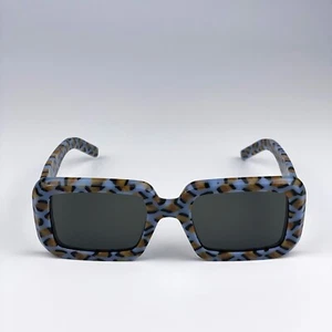 Saint Laurent Men Sunglasses Violet Havana Grey Rectangle SL534 SUNRISE 008 NEW - Picture 1 of 12