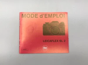 Leicaflex SL2 Instruction Manual – French - Picture 1 of 3