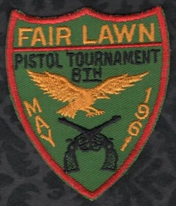 👀😂😍👌  Vintage 1961 Fair Lawn NJ Law Enforcement  8 th Pistol Tournament - Picture 1 of 2