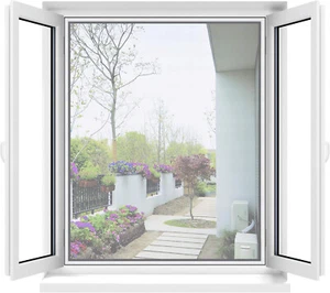Fliegengitter Fenster Zuschneidbar auf Fenstergrößen bis 130x150cm Insektensch - Bild 1 von 6