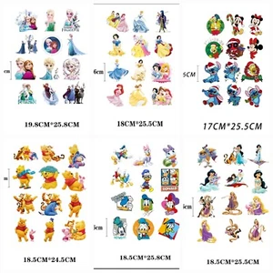 Parches térmicos de hierro de Disney para niños pegatinas fusibles mini hea - Imagen 1 de 60