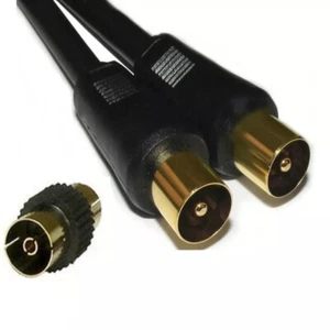 Extensión de cable aéreo de TV coaxial RF Fly cable digital macho a macho coaxial 1 m - 50 m - Imagen 1 de 6