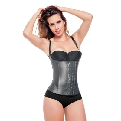 Ann Michell Waist Trainers Semi Latex Vest 2028D Black - Image 1 of 3