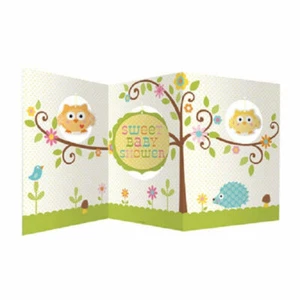 Happi Tree Baby Shower Sweet Baby Owl Party Centerpiece - Picture 1 of 1