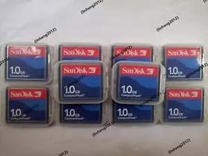 10PCS Sandisk 1GB CF Compact Flash Card 1GB CF Memory card SDCFJ - Picture 1 of 3