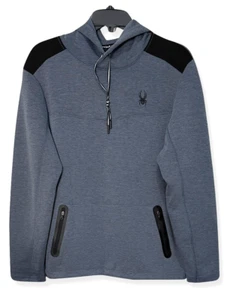 SPYDER ProWeb SPM857D Hoodie - NWT Mens Size Medium Blue Heather - #45553-G6 - Picture 1 of 1