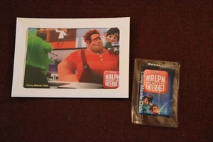 Disney RALPH BREAKS THE INTERNET Movie Club Lithograph & Microfiber Cloth. New - Picture 1 of 4