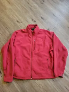 Vintage EMS Men's XL Cranberry Full Zip Sync Fleece Jacket - Picture 1 of 9